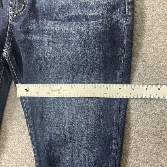KANCAN Womens Jeans 11/29 Mid-Rise Dark Wash Bootcut Stretch Style # KC8683D EUC - Picture 10 of 14